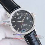 Replica Longines Swiss Mechanical Black Dial 40mm Men's Watch 